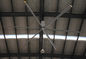 Fan de plafond industriel économiseur d'énergie de HVLS grand, 24 fans de plafond d'atelier de pouce