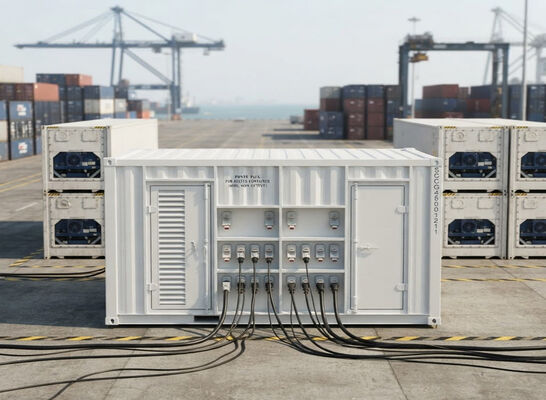 Paquet d'alimentation du pont de la marine lourd 460V Reefer Plug Sockets générateur diesel Thermo king Genset pour la logistique de la chaîne froide du conteneur Reefer