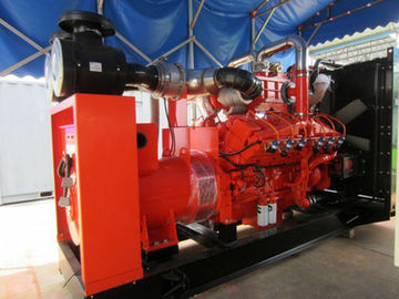 Générateur refroidi à l'eau de gaz naturel de 750 KVAs 600 kilowatts avec la basse consommation de gaz