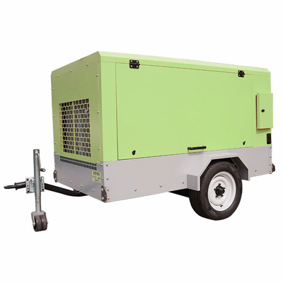 Compresseur d'air portable à moteur diesel de 16 bar 250CFM 400CFM pour camion mobile