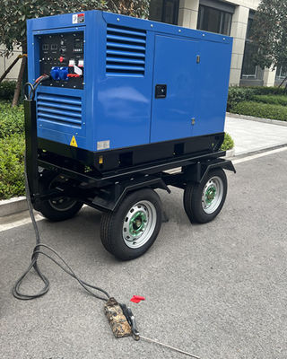 Poste à souder DC MMA TIG diesel portable 300A 500A 60% 400Ampères avec chariot de transport