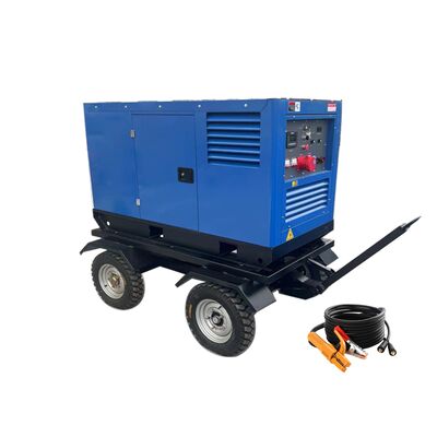 Soudeuse à tiges à tiges à courant continu à 100% cycle de travail 350A 480A 500A 700A moteur diesel