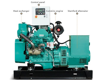 Voiliers diesel marins 4BTA3.9 - du générateur 50kva de l'approvl 40kw Cummins Genset de CCS poids léger GM47