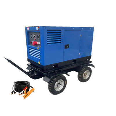 Appareil de soudage à moteur diesel à remorque mobile 800A 400A 430A 500Amp 2 x 2 personnes générateur de soudeur